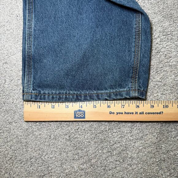 Carhartt Men’s Jeans 30x34 B13 DPS Original Loose Fit Carpenter Blue Denim Pants - Picture 6 of 7